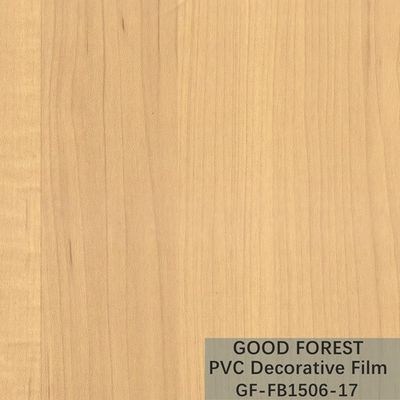 Soem-Korn-Holz PVC-Film-Blasen-dekorative hellgelbe Farbart