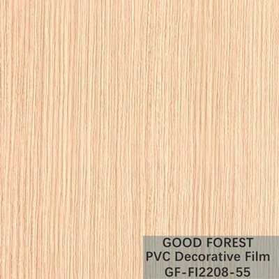 Soem-Korn-Holz PVC-Film-Blasen-dekorative hellgelbe Farbart