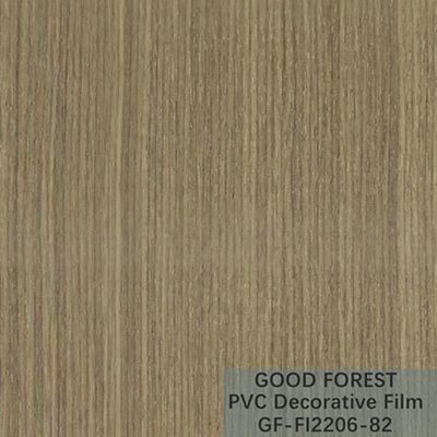 Dekorative Film-Kratzfestigkeits-hölzernes Korn Fließfähigkeit PVCs