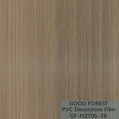 Dekorative Film-Kratzfestigkeits-hölzernes Korn Fließfähigkeit PVCs