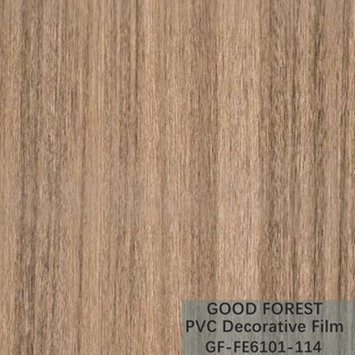 Dekorative Film-Kratzfestigkeits-hölzernes Korn Fließfähigkeit PVCs