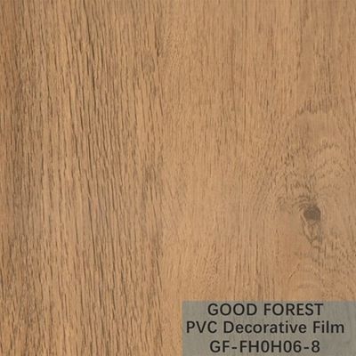 Dekorative Film-Kratzfestigkeits-hölzernes Korn Fließfähigkeit PVCs