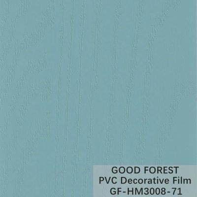 Blasen-Hart-PVC-Film-dekoratives hölzernes Korn-reine Farbe 71