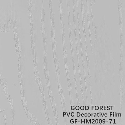 Blasen-Hart-PVC-Film-dekoratives hölzernes Korn-reine Farbe 71