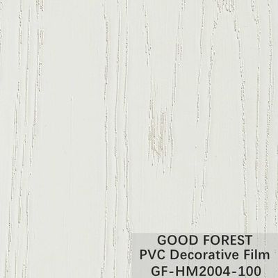 Art dekoratives der PVC-Blasen-Film-hölzernes Korn-reine Farbe100