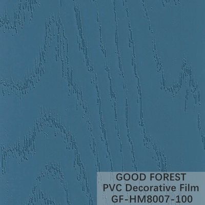 Art dekoratives der PVC-Blasen-Film-hölzernes Korn-reine Farbe100