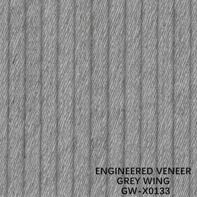 ISO-Dekoration 3100mm führte Furnierholz ungewöhnliches Wing Exotic Grain Grey Color aus