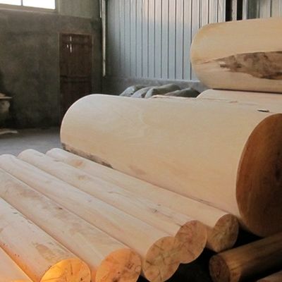 Kabinett führte Anigre-Furnierholz-Gelb 0.15-0.55mm aus, die Scheibe natürliches schnitt