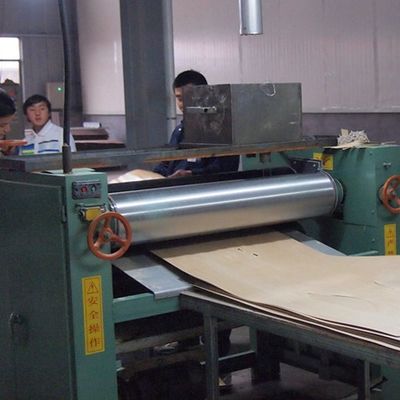 Tür-Haut Soem führte Furnierholz-weiße Eichen-gelbes vertikales Korn H6205S 2500-3100mm aus