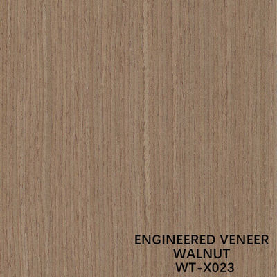 Wieder hergestelltes schwarzes gerades Korn des Walnuss-Furnierholz-X023 für Kabinett-Gesicht