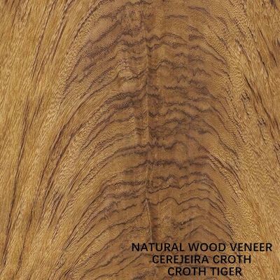Natürliches Cherry Crotch Veneer Specially Tiger Korn Amerikas für Hotel-Dekoration