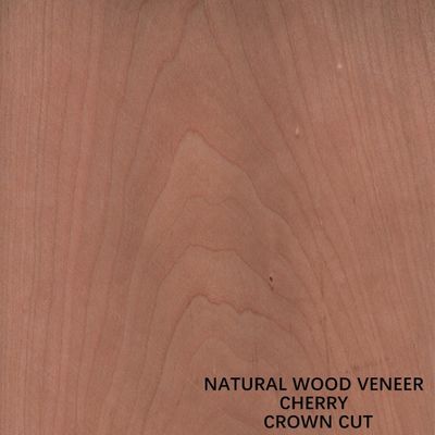 Flache geschnittene Krone schnitt natürlichen Cherry Wood Veneer 0.15-0.5mm für Platte und Möbel-Gesicht