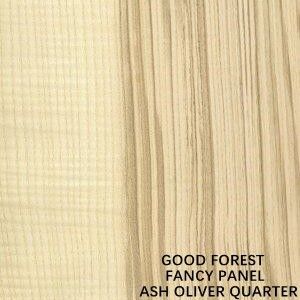 Fancy-Panel Gesichts natürliche Asche Oliver Quarter Cut Gerade Korn Länge 2745mm Farbe frei für Schrank und Möbel