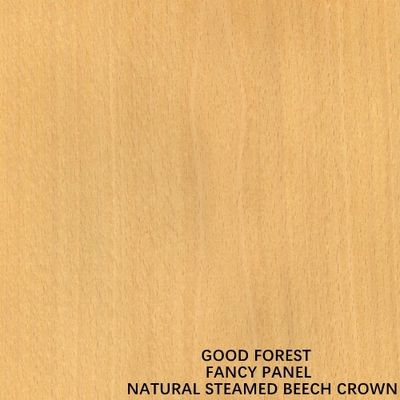 Fantastische Naturholz-Platte gedämpfter Buchen-Kronen-Standardgröße 2440*1220mm für Tür und guten Preis China Windows macht