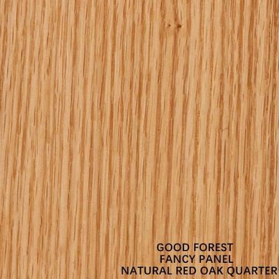 Natürlicher rote Eichen-Furnierholz-Fantasie Mdf/Spanplatten-gerades Korn für Kabinett täfelt 2440/2745/3050mm Länge