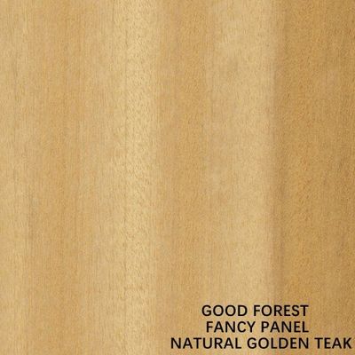 Grundmaterial MDF stellte natürliches goldenes Teakholz-Furnierholz 5/9/12/15/18/25mm gegenüber