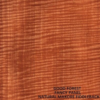 Kabinett-Platten stellten natürlichen Makore-Furnierholz Fiddleback-Korn-Beleg 2440x1220mm gegenüber