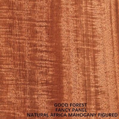 Natürliches Mahagoni-Holzfurnier, ausgefallene Sperrholzplatte, gemaserte MDF-Maserung, 2745 mm Länge