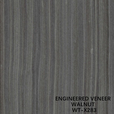 Künstliches Walnussholzfurnier, graue Farbe, gerade Maserung, 2500–3050 mm Länge