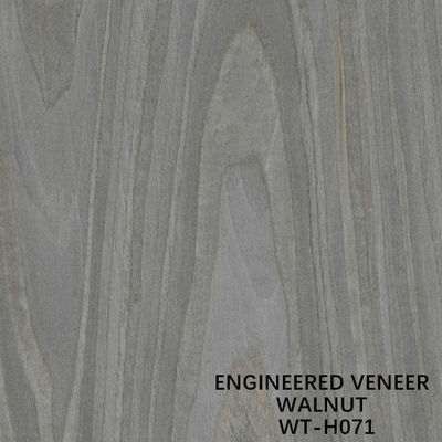 Rekonstituiertes Walnussholzfurnier mit grauer Kronenmaserung für Innentüren mit einer Dicke von 0,15–0,6 mm