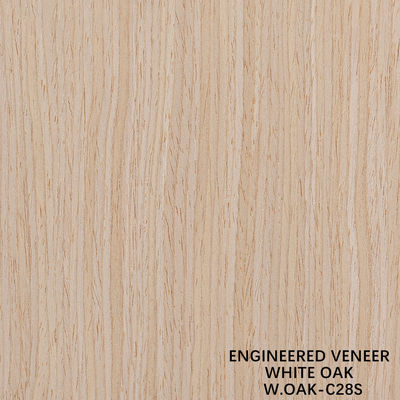 Rekonstituierte Dekorationsmaschinenbauteile aus weißem Eichenholz 28S Straight Grain Board