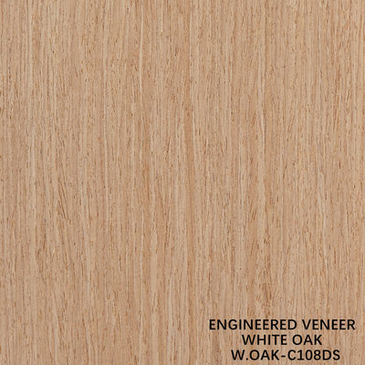 Hochwertige Holzfurnierschichten Weiße Eiche 108DS Verlängert 2500-3100mm zur Dekoration