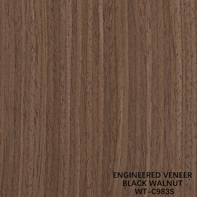 Technische Walnussholz Veneer Viertelschnitt vertikaler Korn WT-C942S / 943S / 983S / 992S Für Innentüren