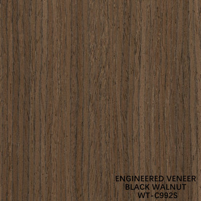 Technische Walnussholz Veneer Viertelschnitt vertikaler Korn WT-C942S / 943S / 983S / 992S Für Innentüren