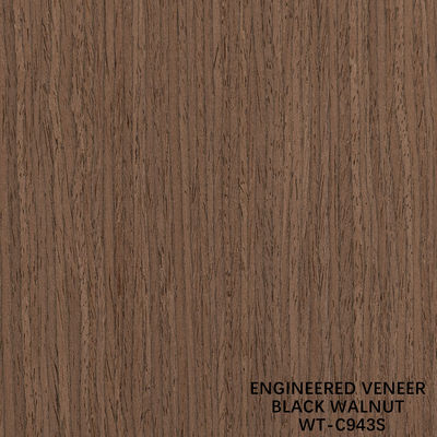 Technische Walnussholz Veneer Viertelschnitt vertikaler Korn WT-C942S / 943S / 983S / 992S Für Innentüren