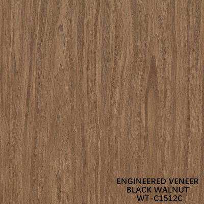 Künstliche Naturholz Veneer Crown Cut Walnuss Standardgröße 2500*640 Für Innendekorationsplatten