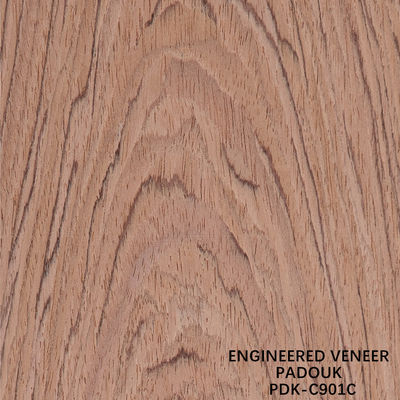 Wiedergefertigte Holz Veneer Rose Holz Krone Schnitt Rot Farbe Länge 2200-3100mm Für Für Innen Türen China Factory
