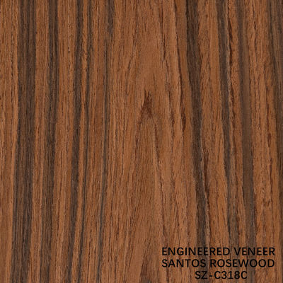 Ingenieur Santos Rosewood Holz Veneer Standard Größe 2500*640mm Grade A Für Für Innenausstattung Gesicht China Makes