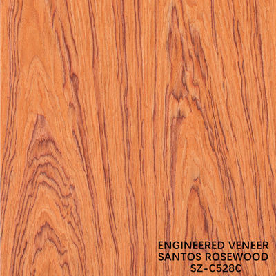 Fantasie Holz Veneer Santos Rosenholz von Menschen gemacht Veneer Blatt 2050-3200mm für Musikinstrument China Factory
