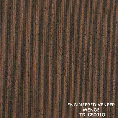 Recon Wenge Holz Veneer Feinlinie Dicke 0,15-1,8 mm Fleeced Rücken für Innen Türen und Fenster