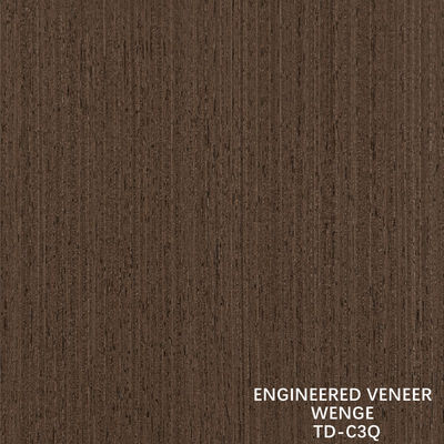Recon Wenge Holz Veneer Feinlinie Dicke 0,15-1,8 mm Fleeced Rücken für Innen Türen und Fenster