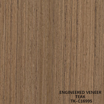 Fancy Rekommosierte Teakholz Veneer Länge 2200mm angepasst für Auto-Interieur Yacat