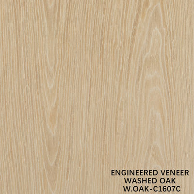 Gewaschenes Eichenholz Veneer 0,15-0,55 mm Dicke angepasst für Hotel und Heimdekoration China macht W.OAK-161S / 1129S / 1162C / 1607C