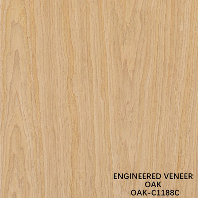 American Oak Engineered Wood Veneer Quarter Slice Cut 0,5 mm Dicke für Tür und Schrank