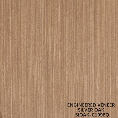 Verarbeitete Holz Veneer Viertel Schnitt von Silber Eichenblatt Dicke 0,4 mm für für Schranken