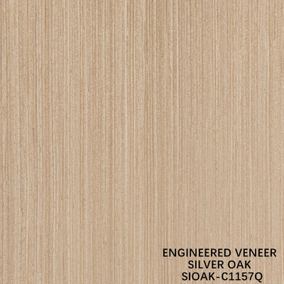 Verarbeitete Holz Veneer Viertel Schnitt von Silber Eichenblatt Dicke 0,4 mm für für Schranken