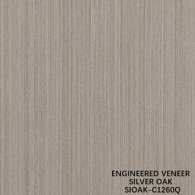Verarbeitete Holz Veneer Viertel Schnitt von Silber Eichenblatt Dicke 0,4 mm für für Schranken