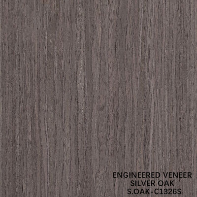 Hochwertiges Holzfurnier aus Silber Eiche Viertelschnitt für Tür und Schrank Gesichtsverlängerung Größe 3100mm