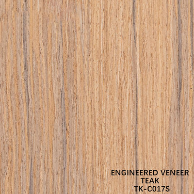 Recon Holz Veneer Of Teak Slice Cut Techniken mit geraden Korn für für Tür Gesichtsverlängert Größe 2850mm