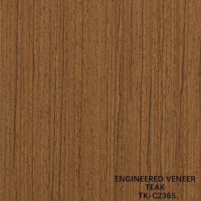 Recon Holz Veneer Of Teak Slice Cut Techniken mit geraden Korn für für Tür Gesichtsverlängert Größe 2850mm