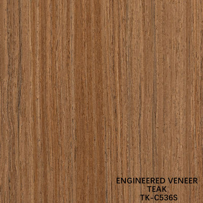 Recon Holz Veneer Of Teak Slice Cut Techniken mit geraden Korn für für Tür Gesichtsverlängert Größe 2850mm