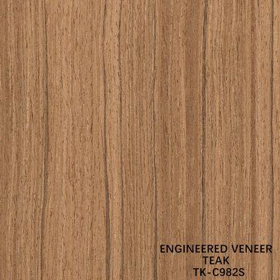 Recon Holz Veneer Of Teak Slice Cut Techniken mit geraden Korn für für Tür Gesichtsverlängert Größe 2850mm
