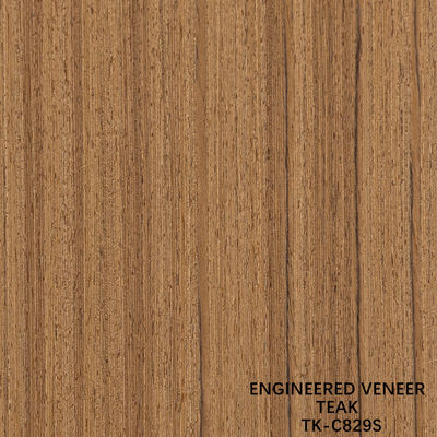 Recon Holz Veneer Of Teak Slice Cut Techniken mit geraden Korn für für Tür Gesichtsverlängert Größe 2850mm