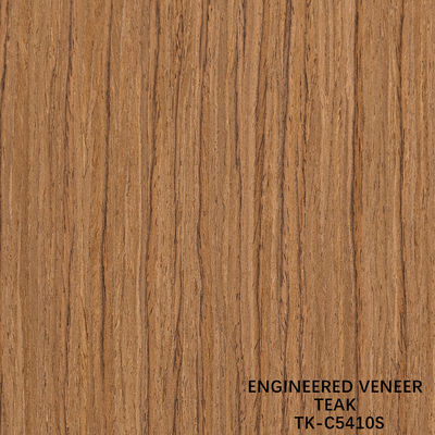 Recon-Holzfurnier aus Teak, geschnitten mit gerader Maserung für Türflächen, verlängerte Größe 2850 mm TK-017S/236S/536S/829S/982S/5410S