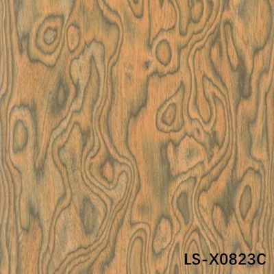 0.30mm Dicke Verarbeitete Holzfolie aus Holz Landschaft Verlängerte Größe 2850mm Für Hoteldekoration
