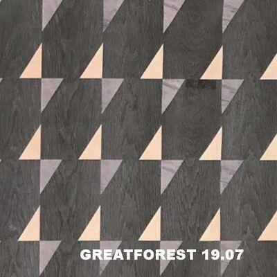 Künstlerisches Parquet Holzfurnier 2500*640mm Handarbeit Festform angepasste Kunst Splicing für Wandpapier